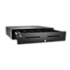 APG Cash Drawer Series 4000 Cash Drawer (Painted Front with Dual Media Slots, USB HID End Node Interface, 18 Inch x 16 Inch and Coin Roll Storage Till) - Color: Black JB554-BL1816-C